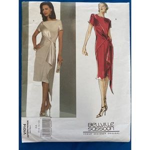 Belleville Sassoon Vogue V1014 Designer Pattern, complete and uncut.(6-8-10-12)
